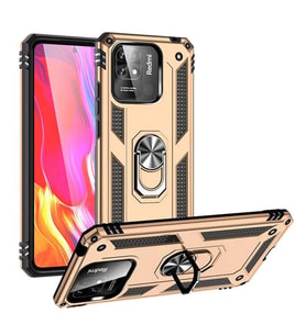 Coverzone Xiaomi Poco C40 ?le Uyumlu K?l?f Silikon Mega Case Stand Olabilme �zelli?i Olan Verus Kapak K?l?f Xiaomi Poco C40 ile Uyumlu Gold