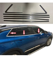 Opel Grandland X Cam Çıtası Komple Set Çerçevesi Kromu Nikelajı