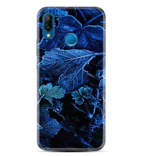Huawei P20 Lite Mate 10 20 Lite Pro P40 Lite KılıfDesemli Silikon Blue Foid 1628