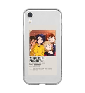 Iphone XR Uyumlu Wonder Egg Priority Tasarımlı Şeffaf Telefon Kılıfı