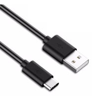 Microcase Type-C Şarj ve Data USB Kısa Kablo - 25 cm Siyah AL2734