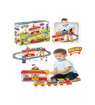 Oyuncak Bloklu Raylı Tren Oyun Seti 61 Parça