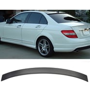 Mercedes W204 Cam Üstü Spoiler Boyalı Pianoblack 2007 / 2014 C180