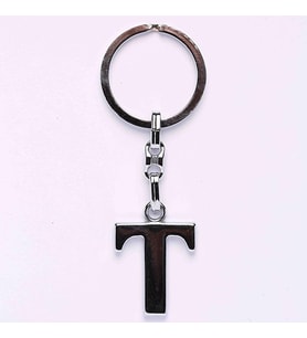( T  HARFİ) ANAHTARLIK METALİK KROM-ANAH450