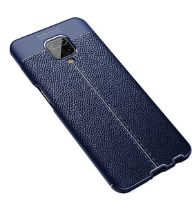 Xiaomi Redmi Note 9S Kılıf Pu-Deri Leather Pu Serisi Esnek Soft Ultra Protection (Lacivert)