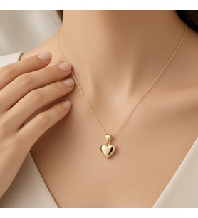 STİL İNCİSİ/XUPING JEWELRY KALP MODEL KOLYE