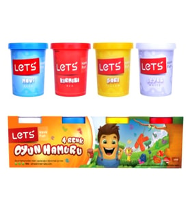 Lets Oyun Hamuru 4Lü 440Gr