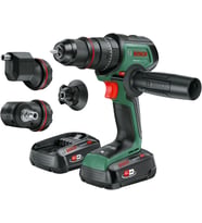 AdvancedImpact 18V-80 Quicksnap Akülü Darbeli Matkap, 2x 2,5 Ah + AL18V-44, Set - Üç Bağlantı