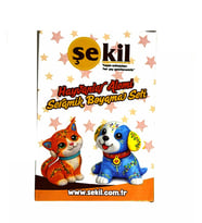 Şekil Hayvanlar Alemi Seramik Boyama Seti