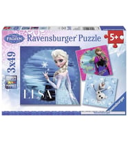 Ravensburger 3 x 49 Parça Çocuk Puzzle Frozen