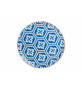 Porland Morocco Desen2 Mavi Düz Tabak 28 cm 04A+P018765