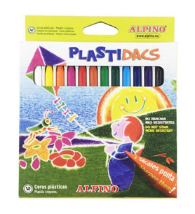 Alpino Plastidacs 12 Renk Mum Boya Kalemi