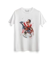 Rocky balboa Tasarımlı Baskılı Beyaz Tshirt