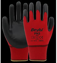 Beybi PN3 Nitril Kaplamalı İş Eldiveni