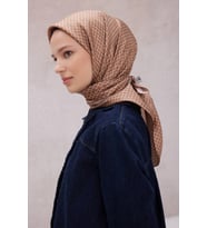 10 Belli Twill İpek Eşarp 4203D
