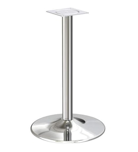 Tablalı Masa Ayağı 12.010 - Taban Çapı 46cm Parlak krom