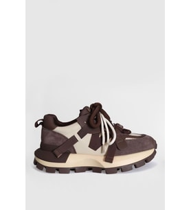 Lufian YOKO 121230049 Kadın Sneaker Ayakkabı Kahve 36-40 (Kahverengi)