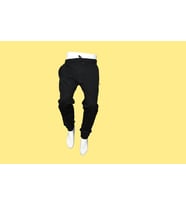 erkek jogger air pike lastik paça kordonlu kral pike (Siyah)
