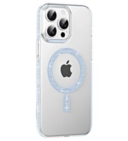Durukar® iPhone 14 Pro Max Move Taşlı Magsafe Kapak - Mavi
