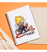 Hayalet Sürücü Tasarımlı Kişiye Özel Defter