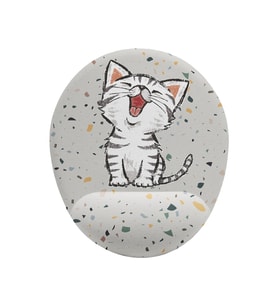 Minik Sevimli Kedi Bilek Destekli Mouse Pad