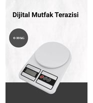 Hassas Ölçüm İçin Dijital Mutfak Tartısı - 10 Kg Kapasiteli