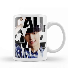 Exo Lay Call Me Baby Typography Kupa Bardak Porselen