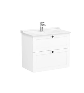 VitrA Root Classic İki Çekmeceli Lavabo Dolabı 80 Cm Beyaz 68869