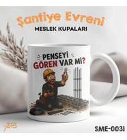 Demirci Ustasına Özel Komik Kupa – Penseyi Gören Var mı Baskılı Seramik Kupa