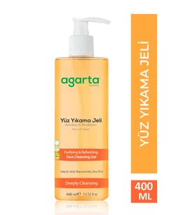 Agarta Doğal Yüz Yıkama  Jeli-Arındırıcı Ve Ferahlatıcı 400 ML