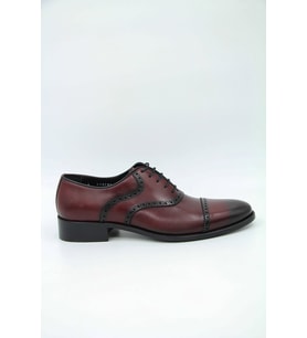 Oggi 013700-4 Erkek Klasik Ayakkabı - BORDO