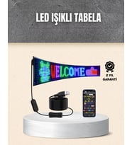 Rgb Kayar Yazılı Led Reklam Ekranı – Usb Bağlantılı Esnek Tasarım