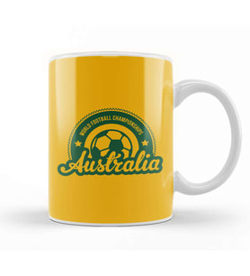 Australia Sunrise World Football Championship T Kupa Bardak Porselen