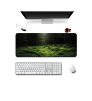 SonicTouch Klavye Mousepad 40x90cm Dikişsiz Pürüzsüz Sıvı Geçirmez Kaymaz Taban Yosun Vadisi