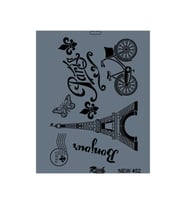 Rich New Seri N-452 Stencil 35x25 cm