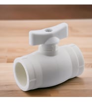 Lexroo Mini Vana Plastik 25'lik Küresel PPRC Pvc Vanası Dişsiz Aç Kapa Boru Kaynak Makine Bağlantılı