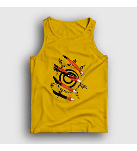 Presmono Unisex Sarı Kyuubi Anime Naruto Atlet 133750tt (Sarı)
