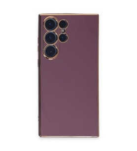 Samsung Galaxy S23 Ultra Kılıf Volet Silikon - Mor