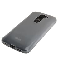 G2 Mini D610 ile Uyumlu Silikon Kılıf Şeffaf Beyaz Renk