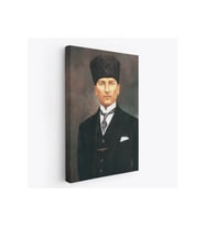 Atatürk Portre Tablosu Mustafa Kemal Atatürk Dekoratif Kanvas Tablo-CÖ-65