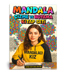 Mandala Çizme ve Boyama Kitap Seti (3 Kitap)