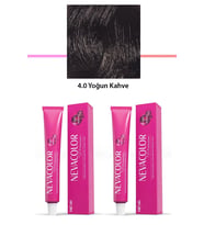 2 li Set Premium 4.0 Yoğun Kahve - Kalıcı Krem Saç Boyası 2 X 50 g Tüp