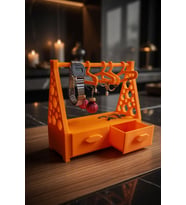 MYCRAFT3D Çekmeceli Takı Organizer Standı – Kolye, Küpe, Saat ve Yüzük Düzenleyici