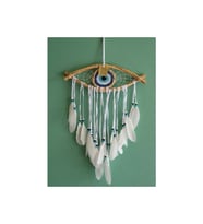 Kişiye Özel Rüya Kapanı Düş Kapanı Dream Catcher Göz Tasarımı - 36x53cm