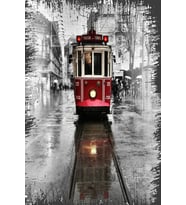 Retro Ahşap Duvar Posteri