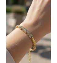 Xuping Gold Taşlı Zarafet Dalı Bileklik - 26xpb34