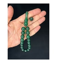 EFE BOY MASKOT ŞAK ŞAK TESBİH AKRİLİK YEŞİL RENK BÜYÜK BOY T-712 (Çok Renkli)