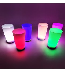 Glow Partisi Bardakları 6 Renk 6 Adet 1.5 oz