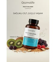 QOZMOLİFE Multi Kolajen Komplex, Probiyotik & Multivitamin 1500 mg x 24 Tablet
