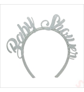 Baby Shower Taç - Gümüş
